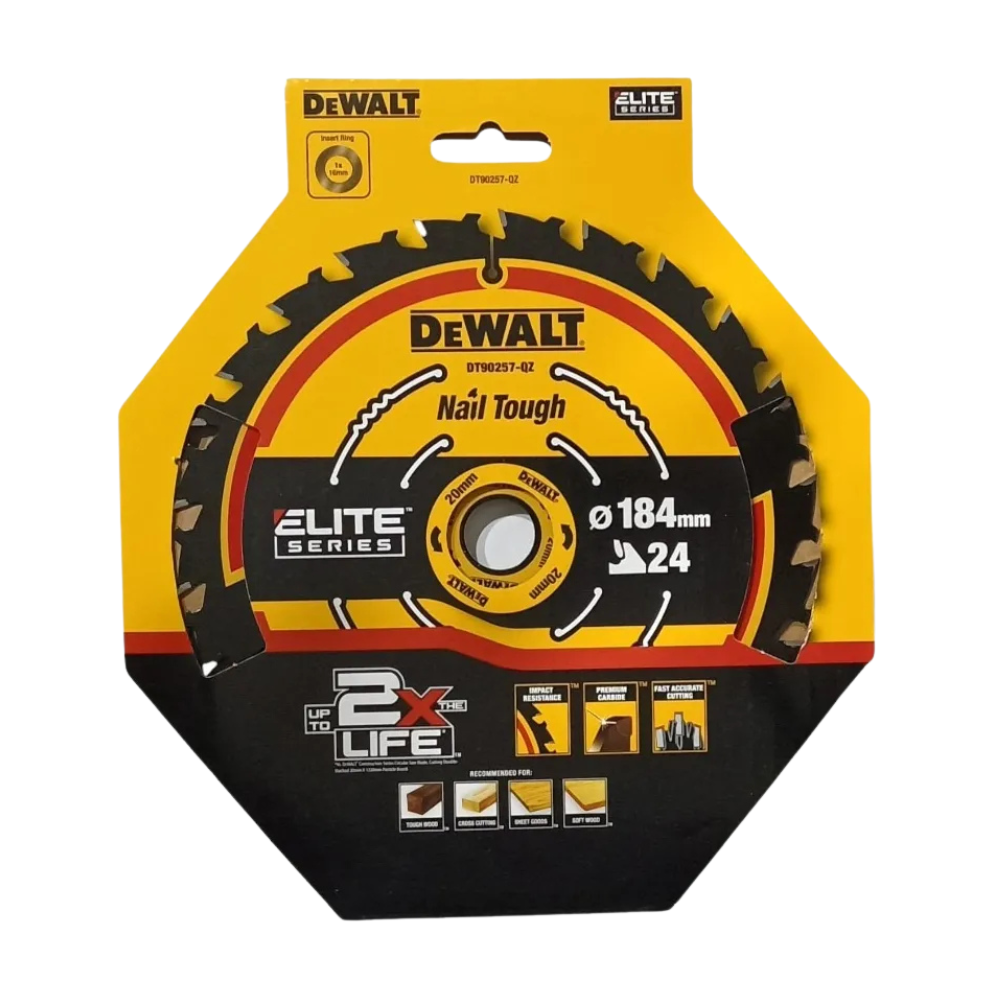 Disco Sierra Circular 24T Elite Series 7 1/4 Dewalt DT90257-1