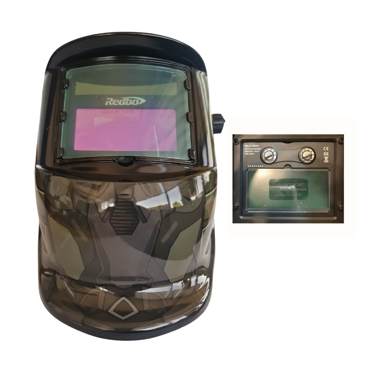 kit Soldadora Indura MMA160A + Máscara Fotosensible RBLYE95H-5