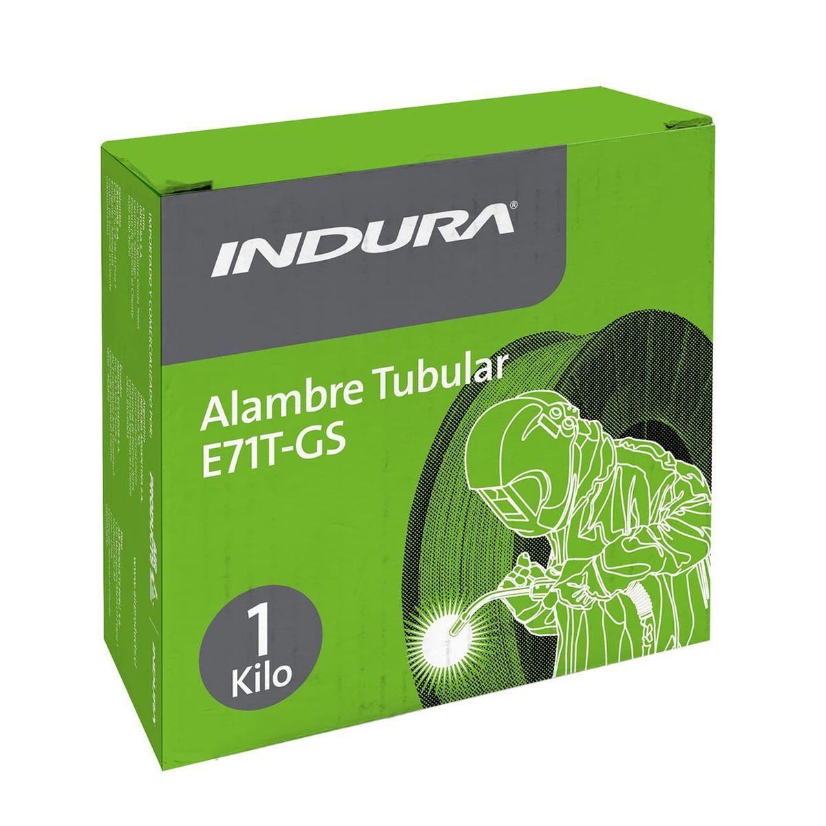 Alambre soldar tubular e71t-gs 0,8mm 1kg indura-0