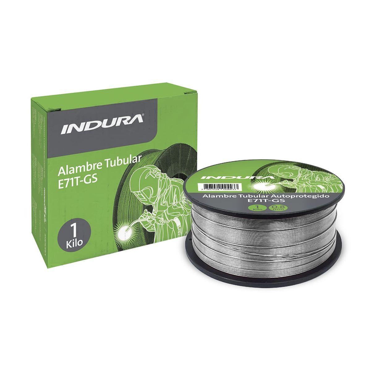 Alambre soldar tubular e71t-gs 0,8mm 1kg indura-2