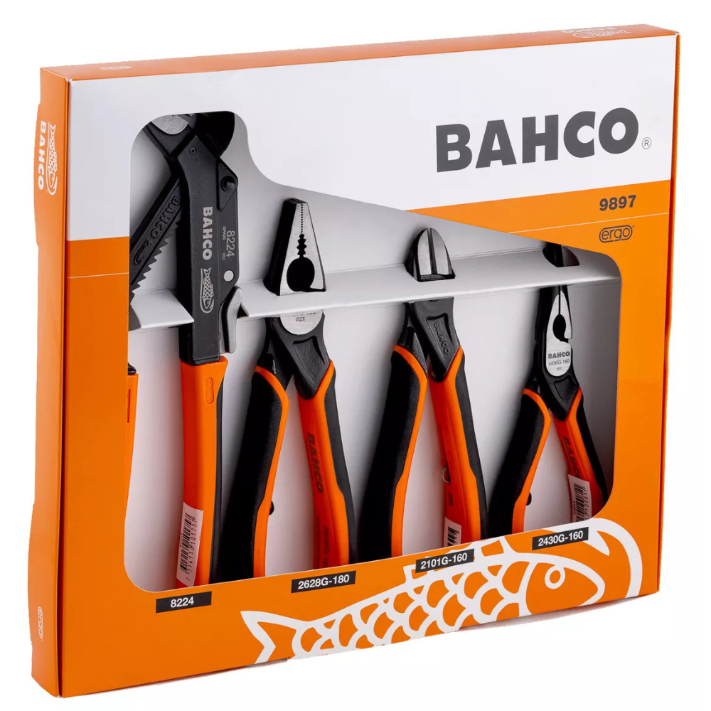 Juego de 4 alicates Bahco 9897-2