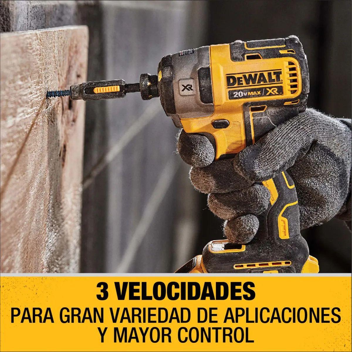 Atornillador de Impacto XR 20v DeWalt DCF887D1/ 1 Bateria-7