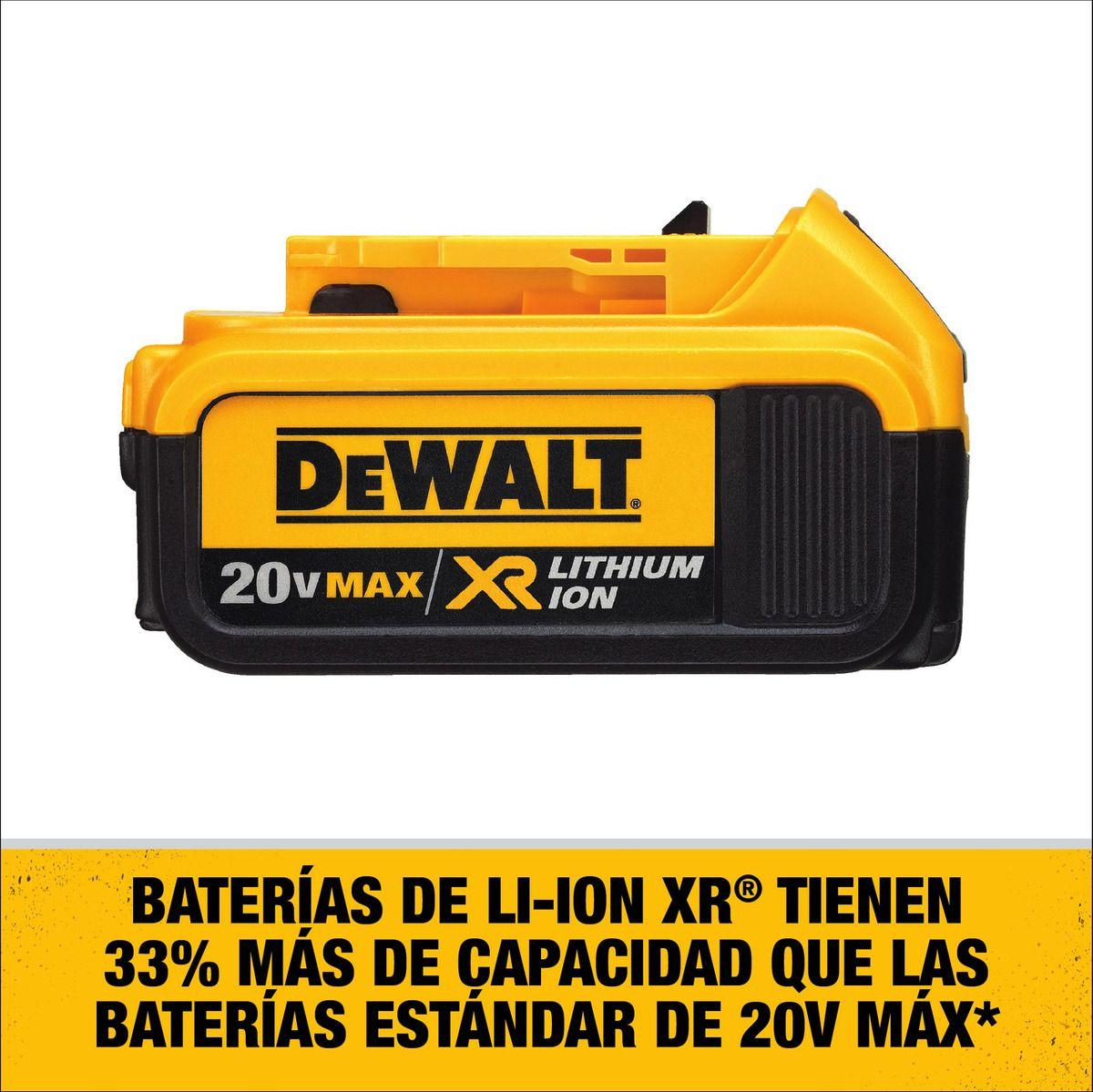 Kit Cargador Rápido Dcb1104 + Batería Xr 20v 4ah Dewalt-4