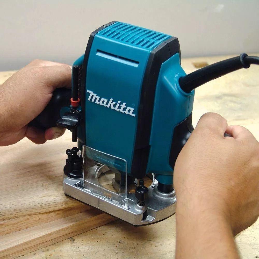 Fresadora Rebajadora 1/4'' 900w Makita Rp0900x3-3