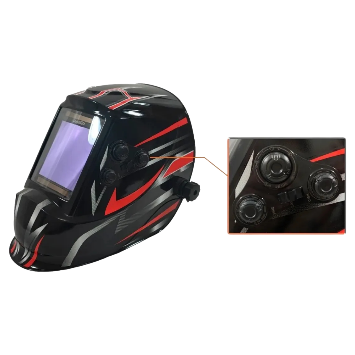 Máscara Para Soldar Fotosensible Profesional Rb9000-5 Redbo-2
