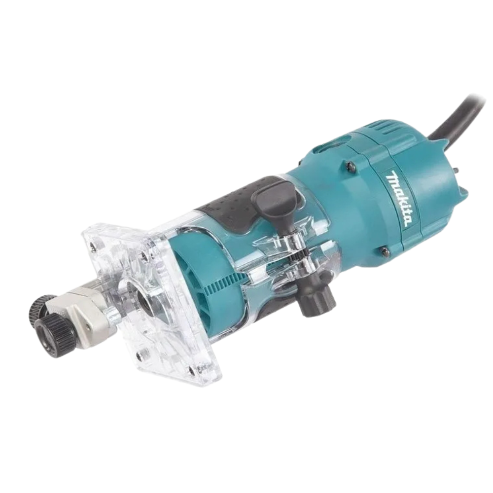 Fresadora 530w 1/4 M3700b mt + Base universal Makita-2