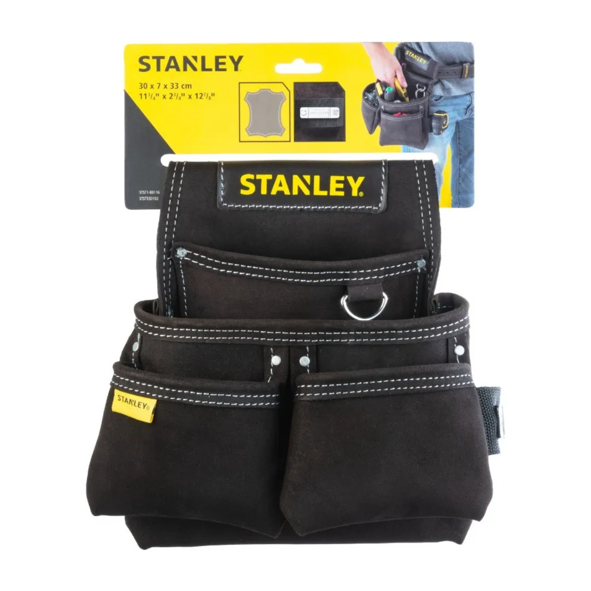 Bolso Portaherramientas Doble Cuero Stanley STST1-80116-3