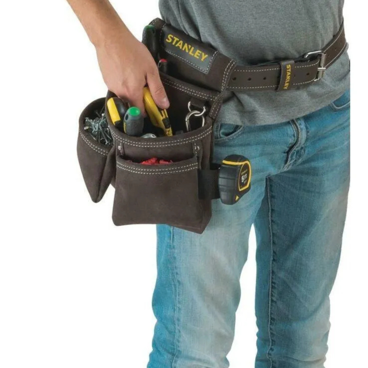 Bolso Portaherramientas Doble Cuero Stanley STST1-80116-5