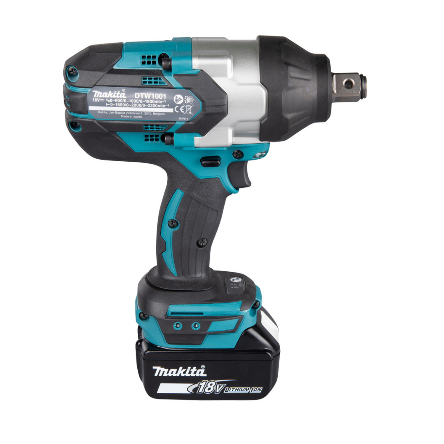 Kit Llave De Impacto Makita 18v 3/4" DTW1001RF-3