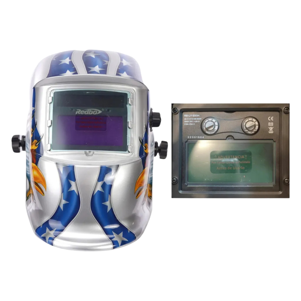 kit Soldadora Alpha TIG 150A 2en1 + Máscara Redbo RBLY93H-2