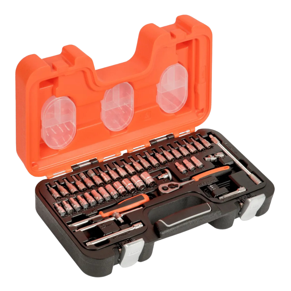 Juego De 46 Herramientas Dados Y Puntas 1/4 S460 Bahco-2