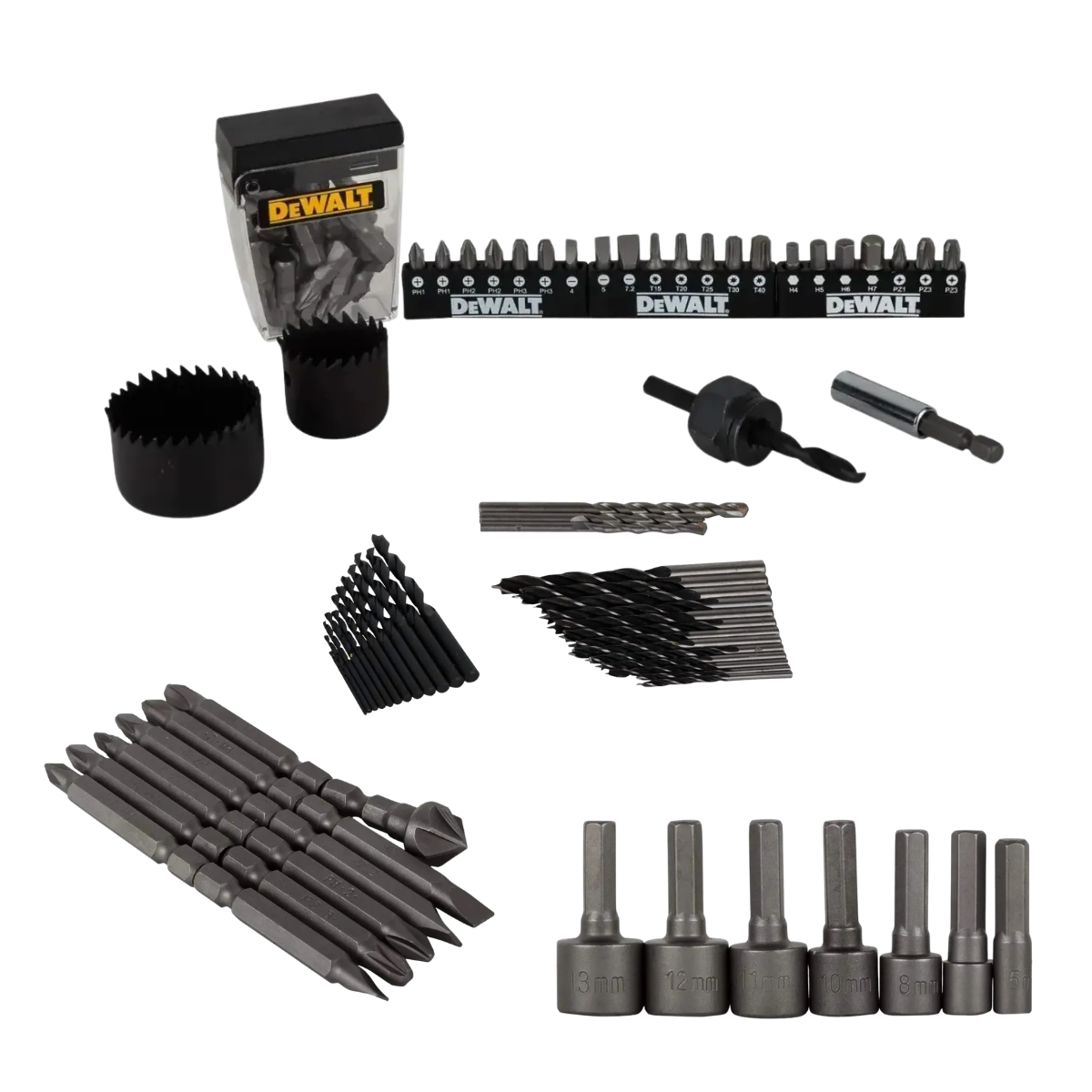 Kit Taladro Percutor 20V+ Bat/5Ah DCD796P1+Set100 Pzas-4