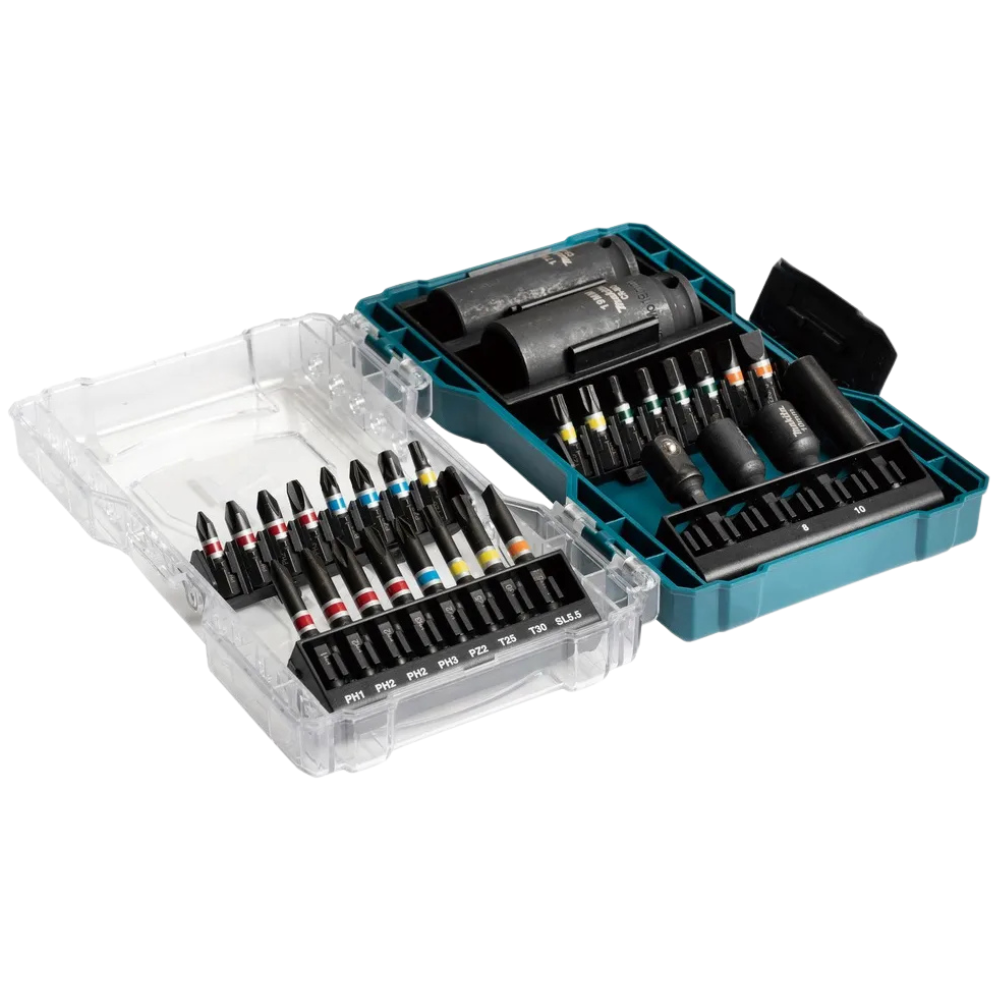 Set de puntas y vasos 30 pc E-07060 Makita-1