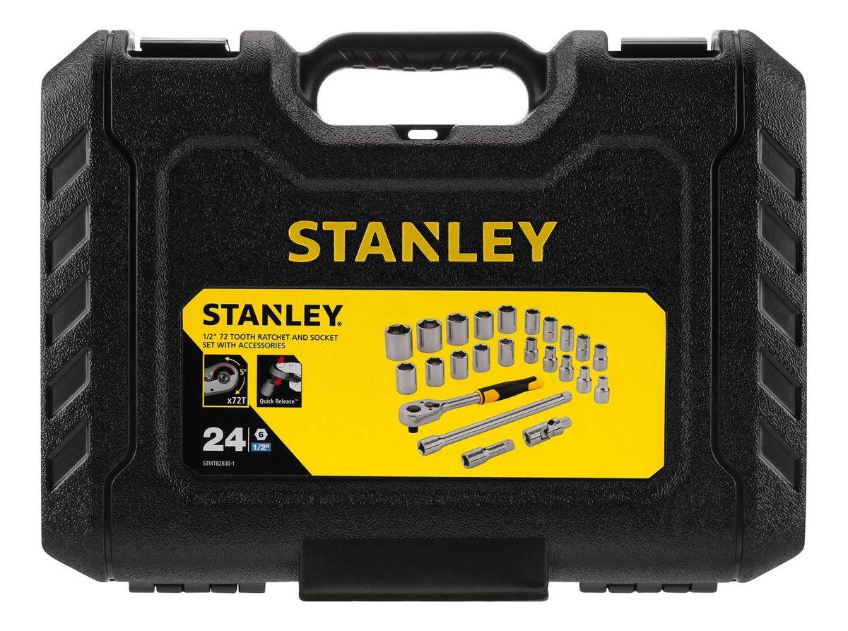 Juego de dados 24 piezas 1/2" Stanley STMT82830-1-7