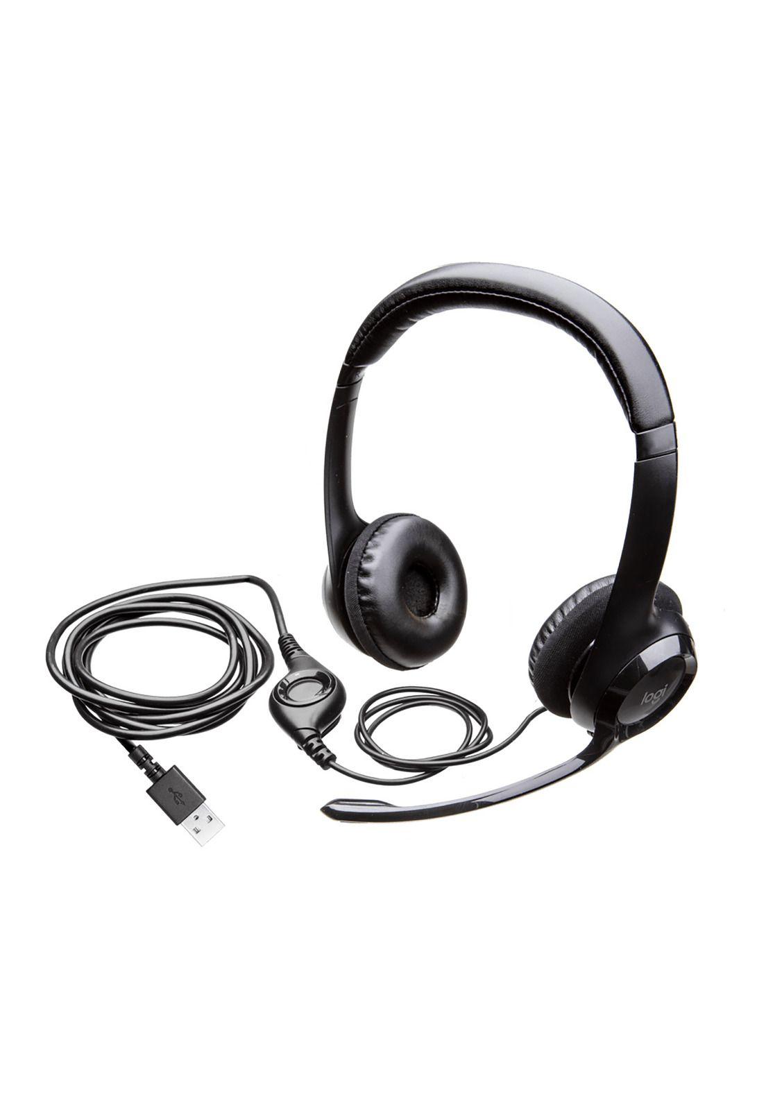 Audífonos con Micrófono Logitech H390 Conexión USB-4