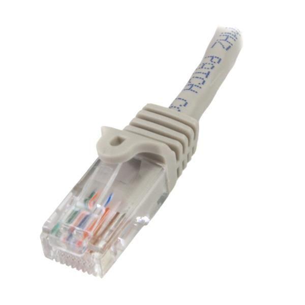Cable de Red de 0,5m Gris Cat5e Ethernet RJ45 sin Enganches-1