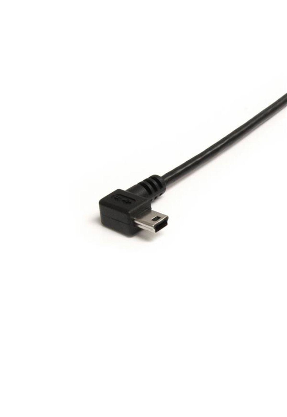 Cable de 0,9m Mini USB - USB A a Mini B Acodado a la Derecha-1
