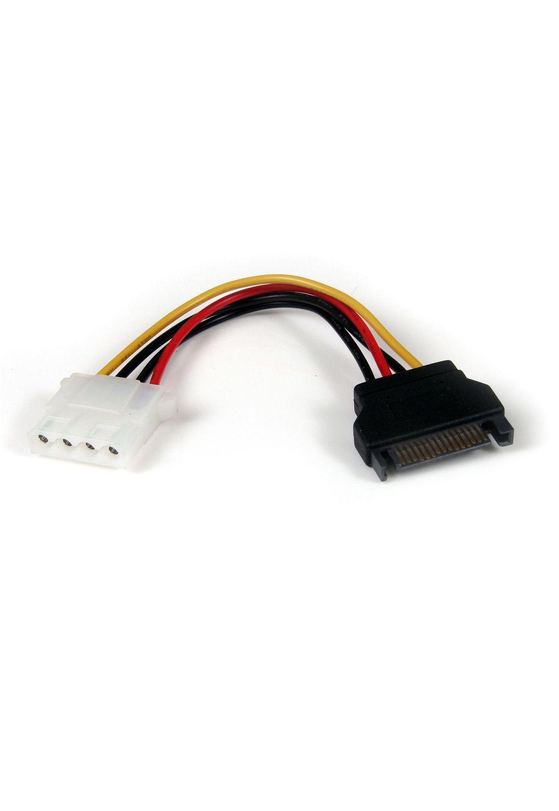 Cable de Alimentación de 15cm Adaptador Molex LP4 a SATA-0