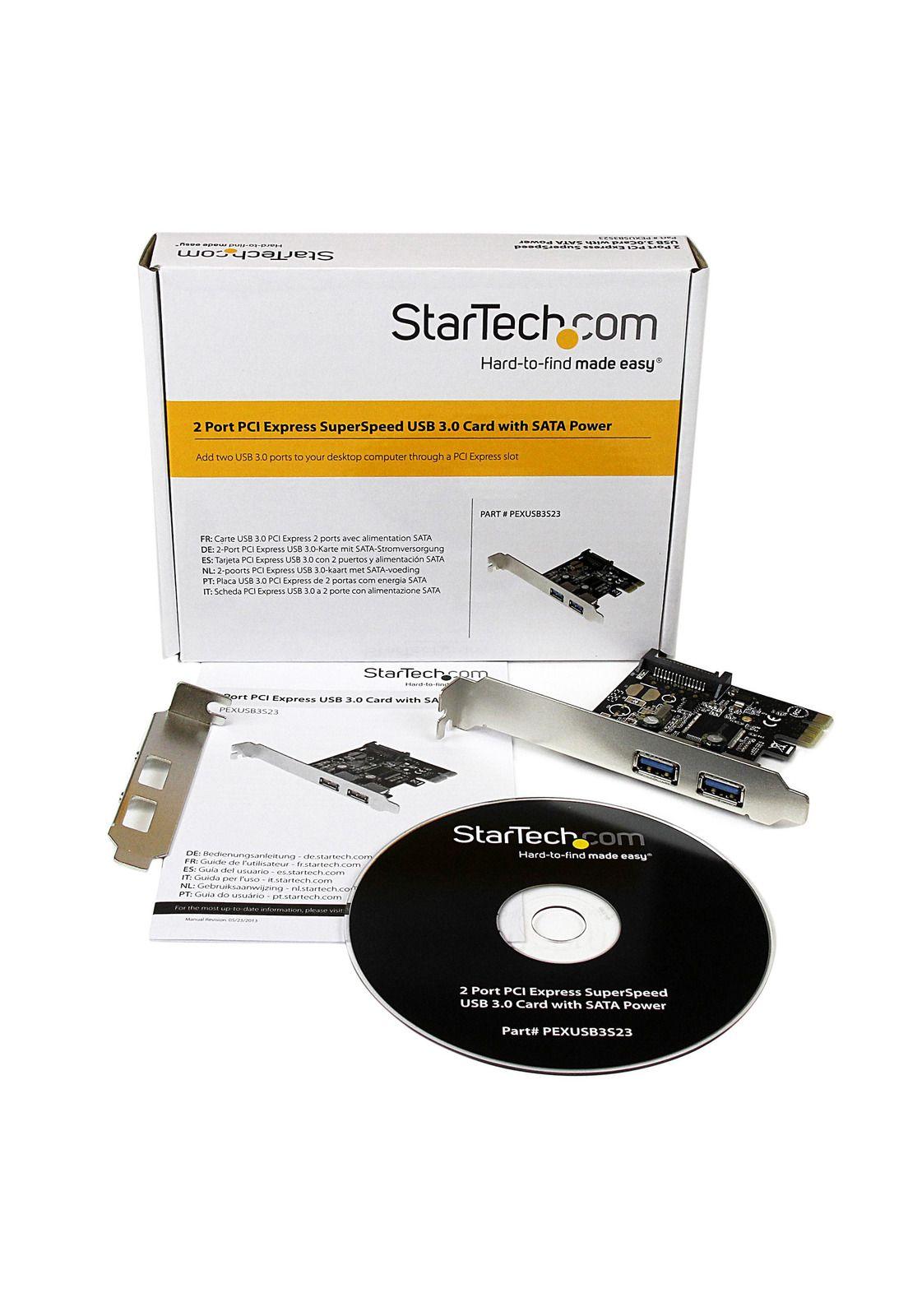 Tarjeta Controladora PCI Express 2 Puertos USB 3.0 StarTech-4