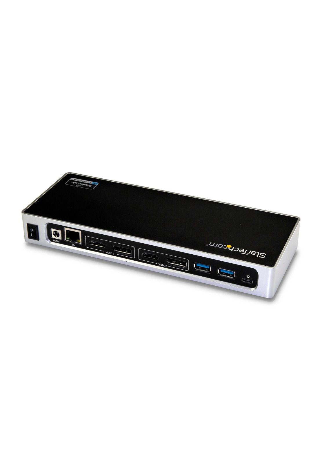 Docking Station Startech 4K 2 Monitores USB-C Displaylink-2