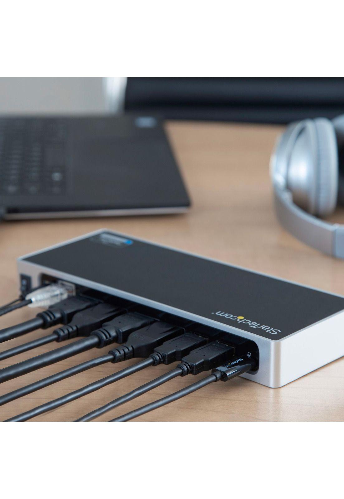 Docking Station Startech 4K 2 Monitores USB-C Displaylink-6