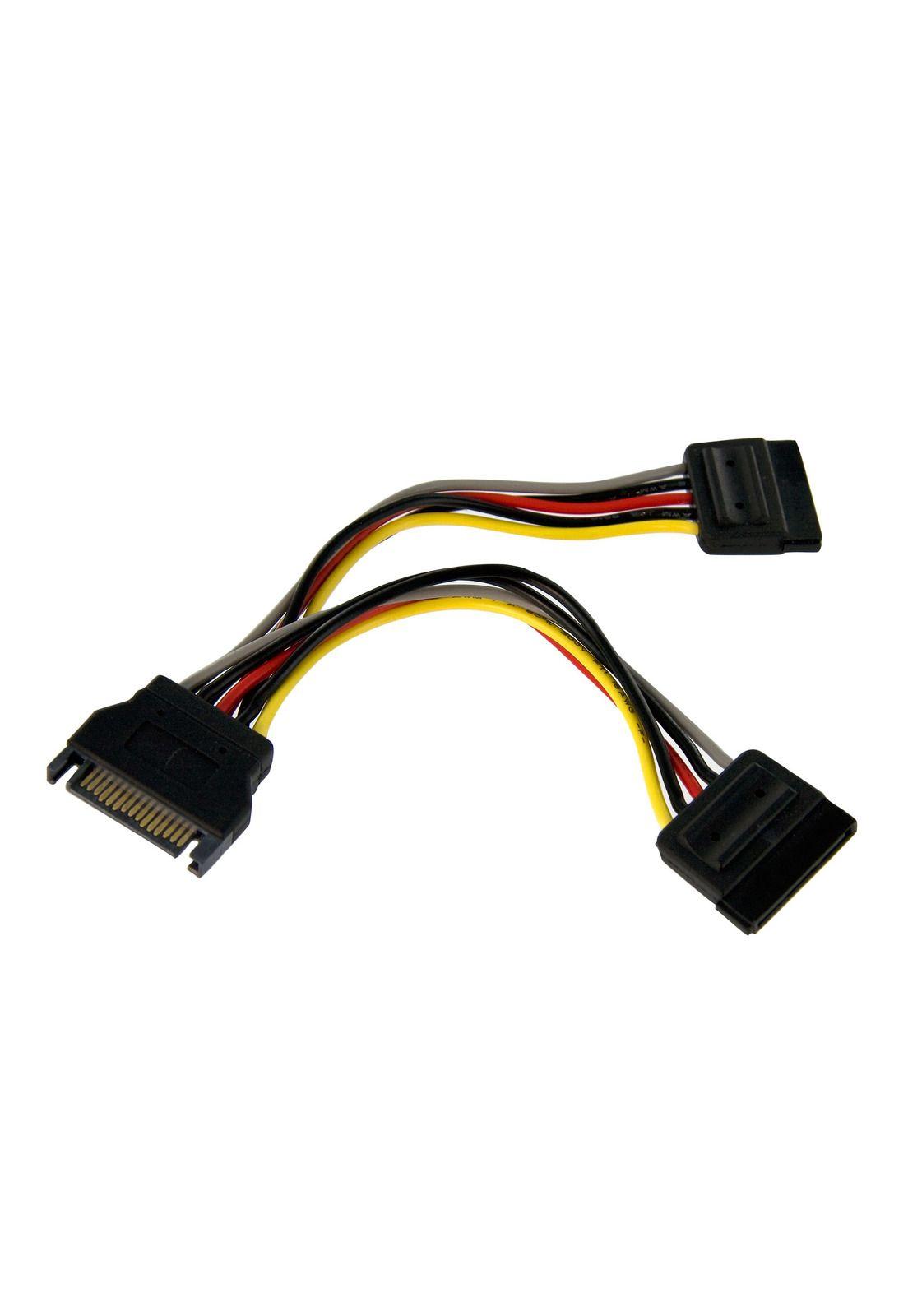 Cable SATA Bifurcador Divisor Splitter de Alimentación 0,15m-0
