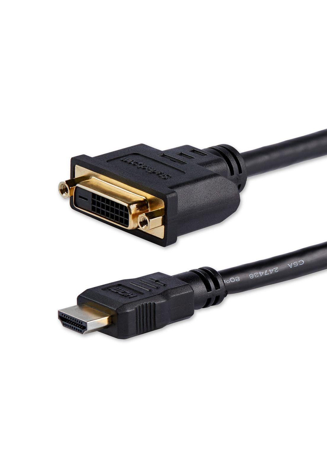 Adaptador Conversor de Video HDMI Macho a DVI-D Hembra-0