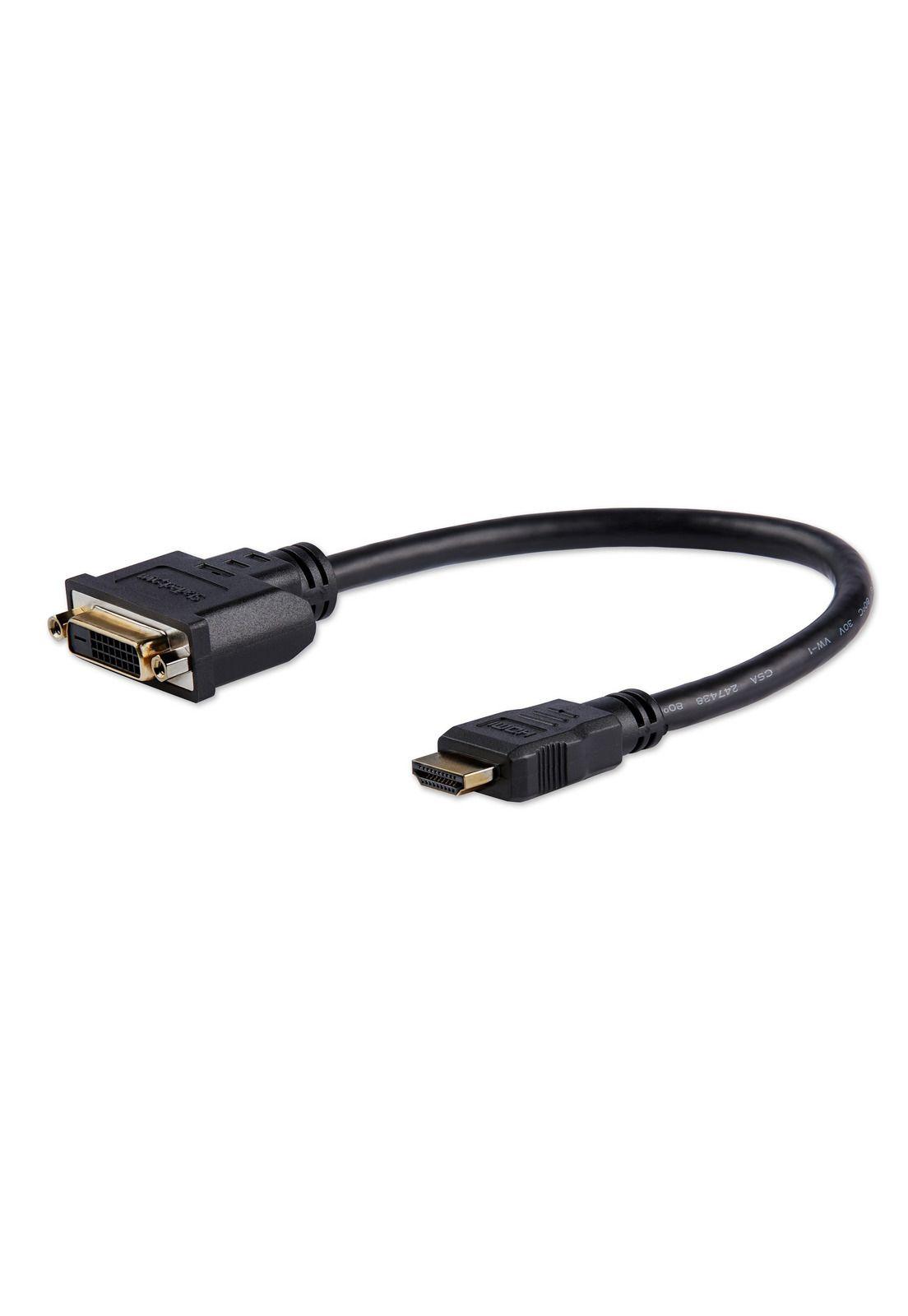Adaptador Conversor de Video HDMI Macho a DVI-D Hembra-1