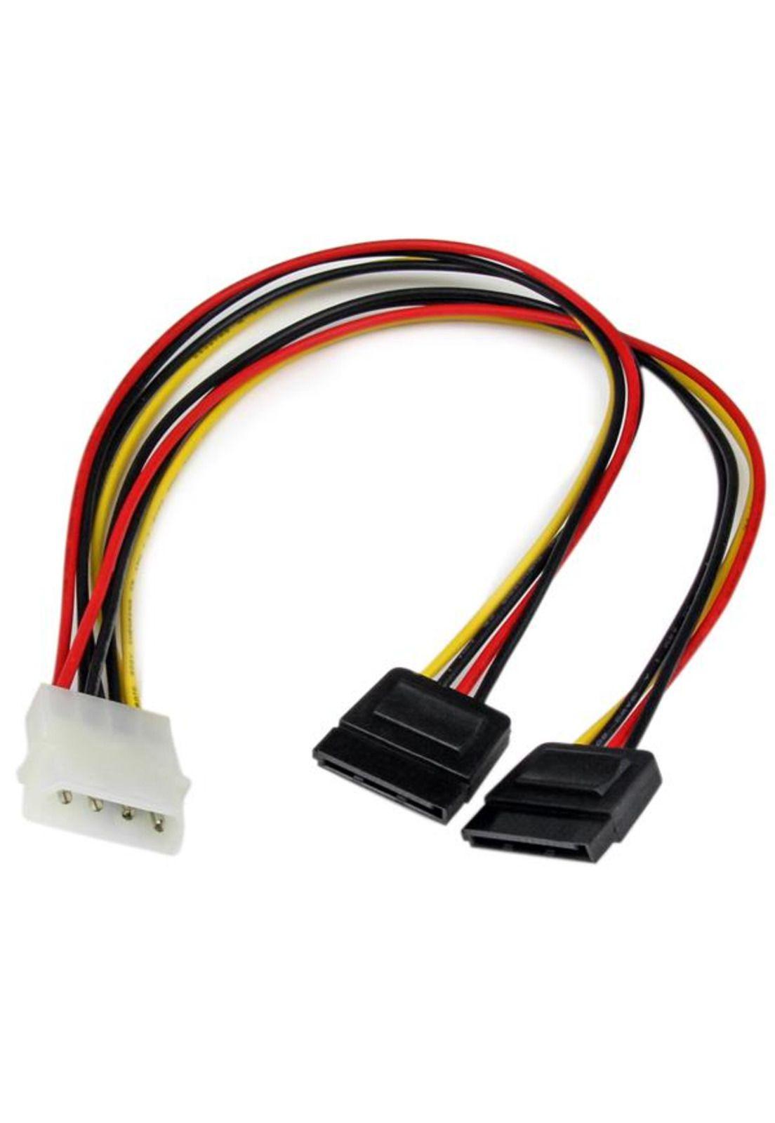 Adaptador Cable Divisor Molex 4 Pines LP4 a SATA x2 StarTech-0