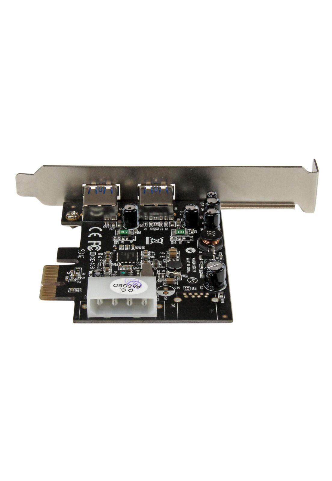 Tarjeta PCI Express 2 Puertos USB 3.0 con Molex y UASP-3
