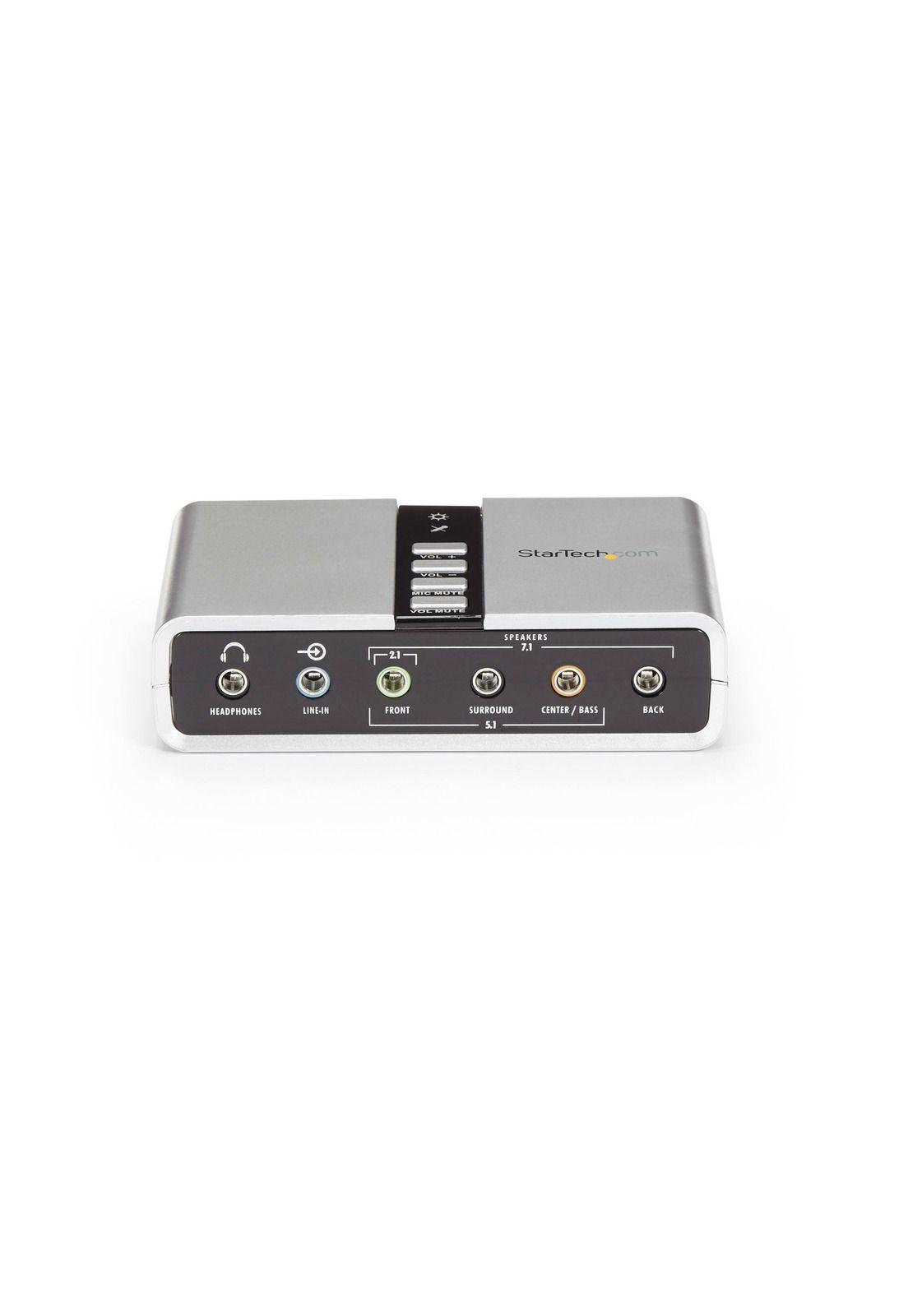 Tarjeta de Sonido 7.1 USB Externa SPDIF Audio Digital Óptico-1