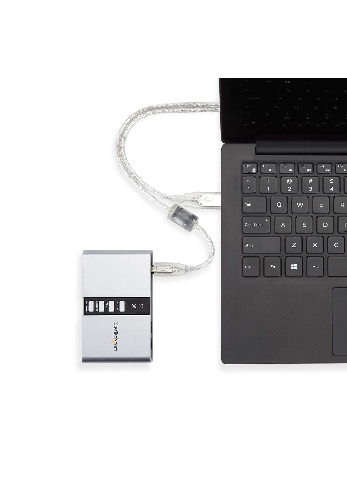 Tarjeta de Sonido 7.1 USB Externa SPDIF Audio Digital Óptico-6