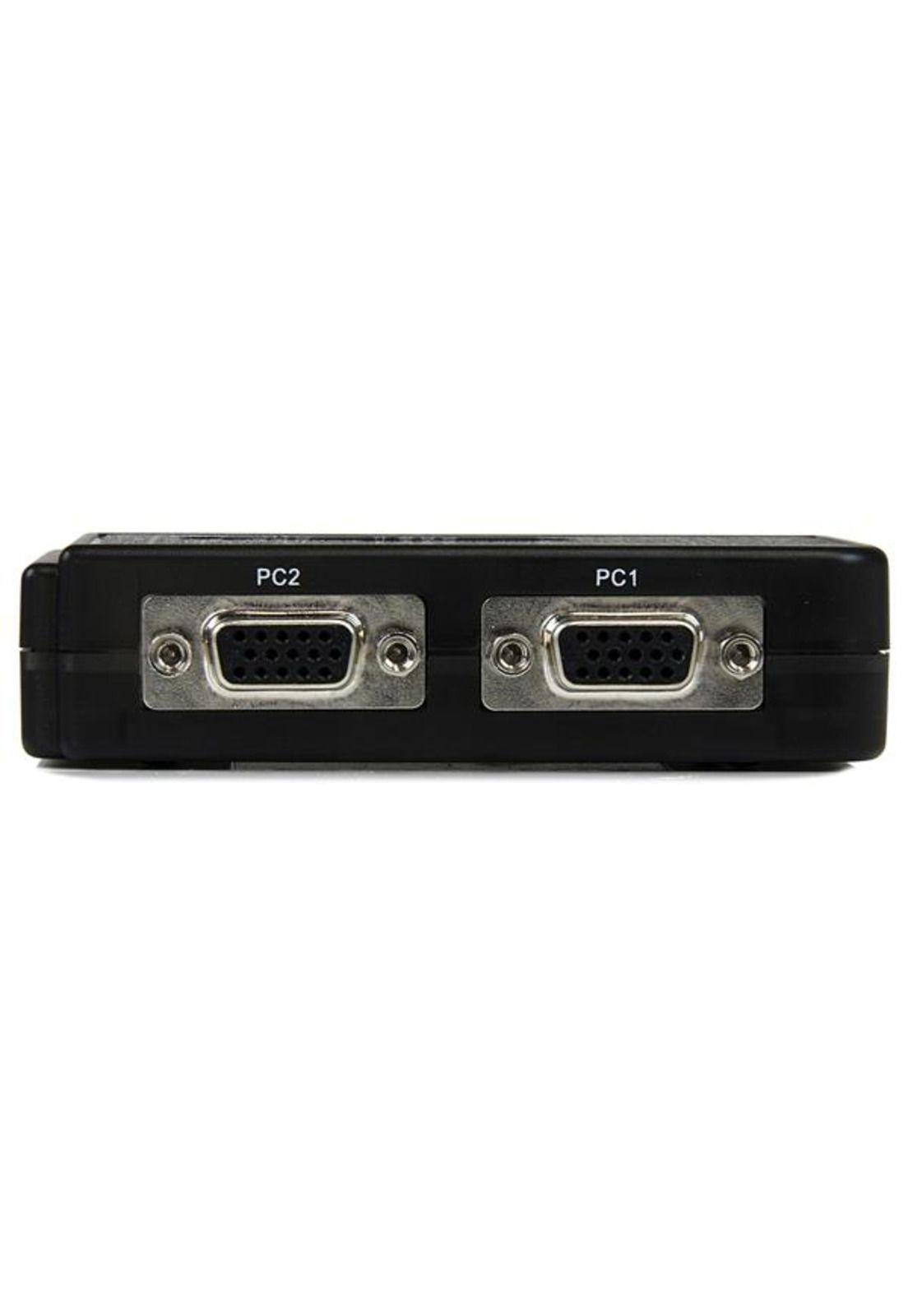 Kit de Conmutadores KVM de 2 Puertos USB con Audio y Cables-2