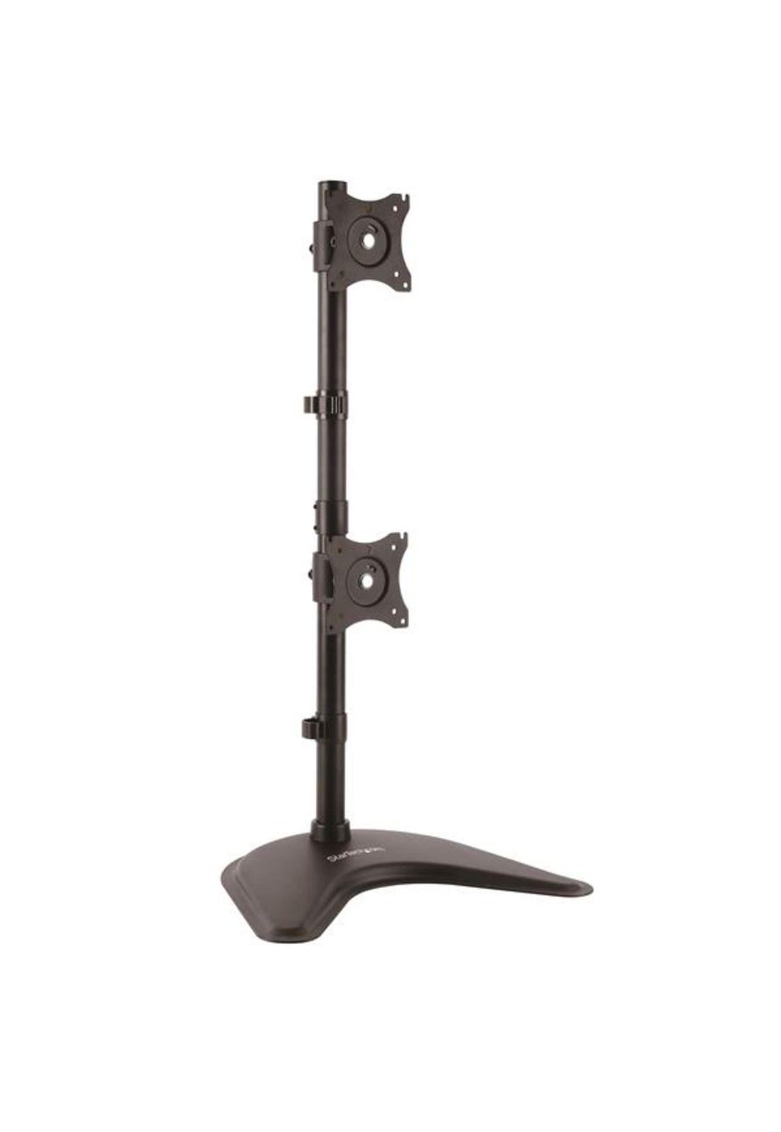 Soporte Vertical Acero para 2 Monitores Base Ajustable VESA-0