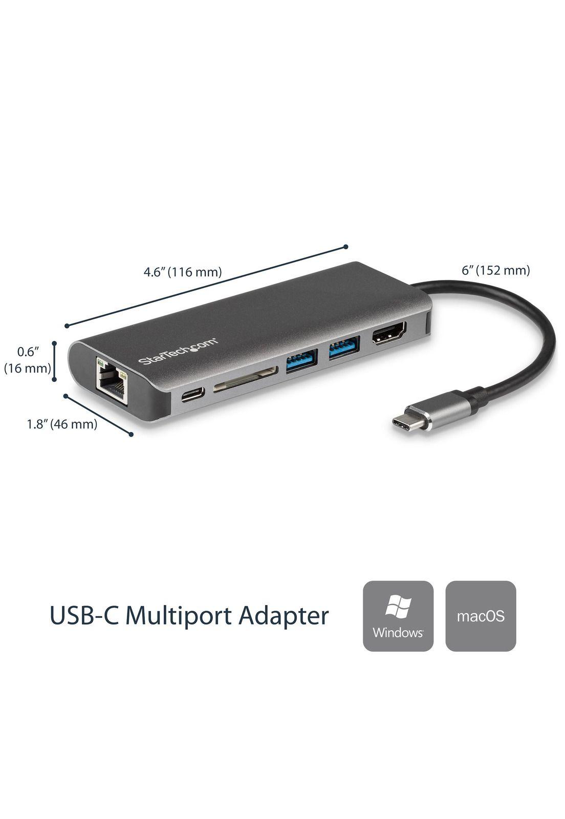 Docking Station USB-C Startech USB-C HDMI Red SD-1