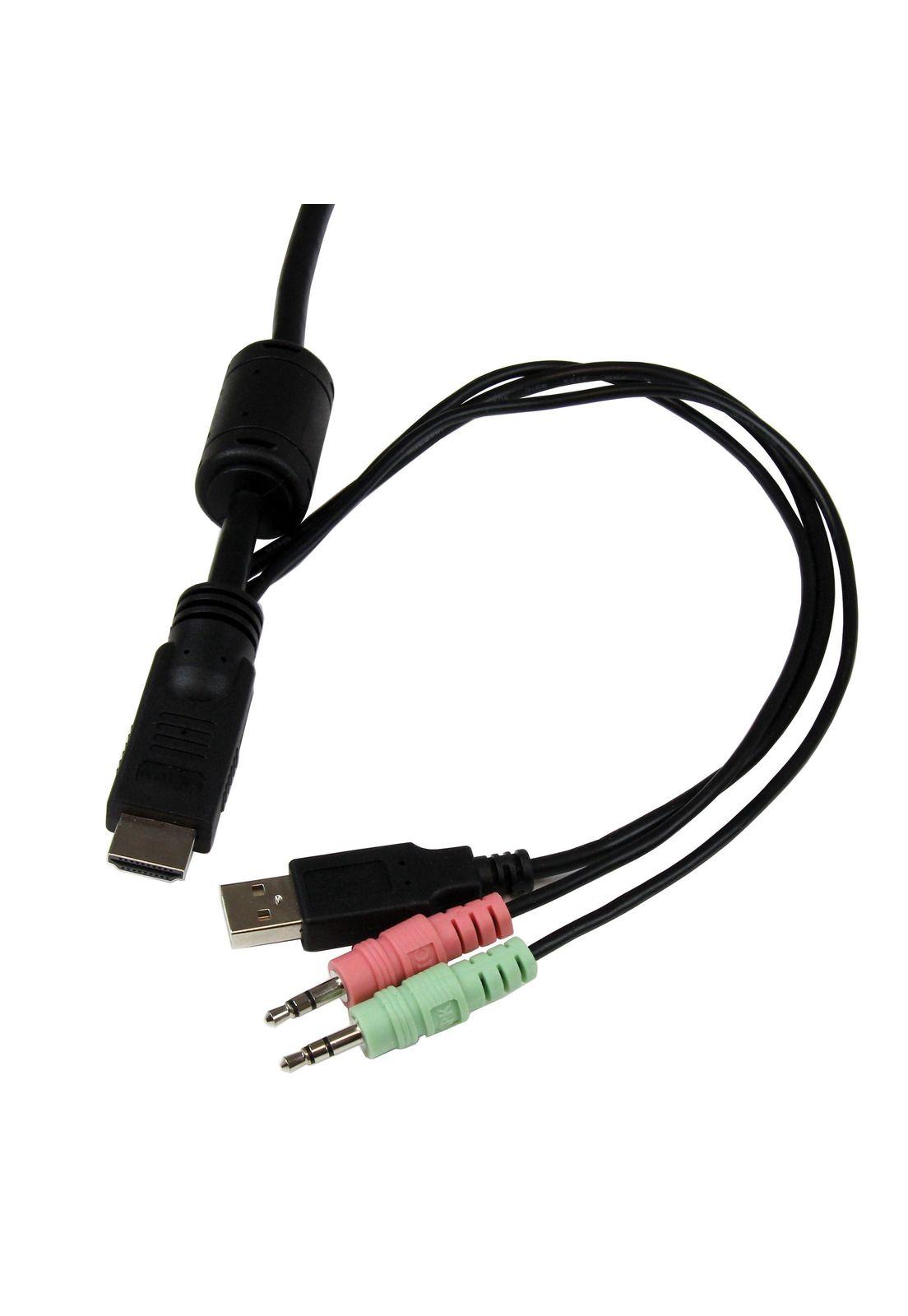 KVM 2 puertos HDMI USB Audio - 1080p-2