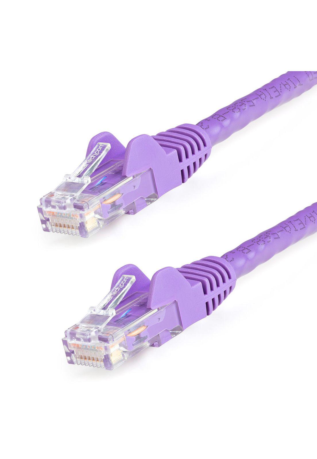 Cable 2m Púrpura de Red Gigabit Cat6 Ethernet RJ45 Snagless-0
