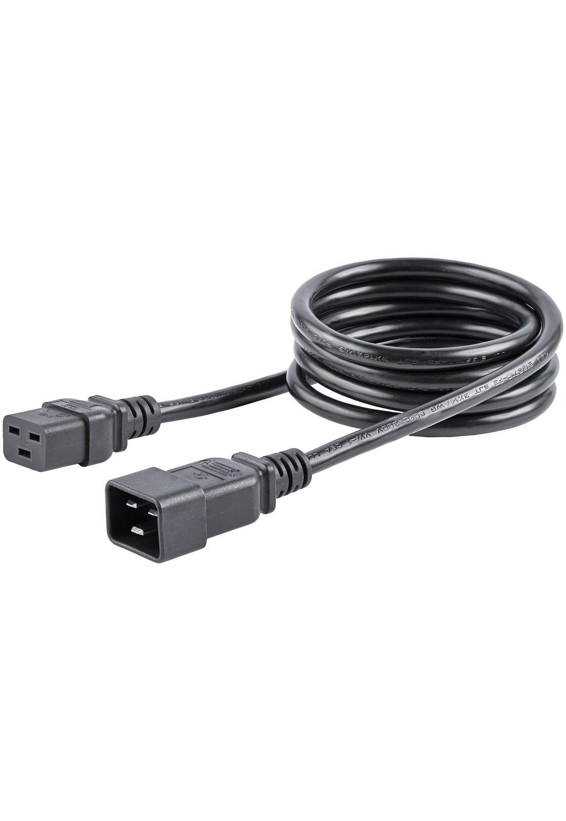 Cable de 1,8m C19 a C20 servicio pesado corriente PC-1