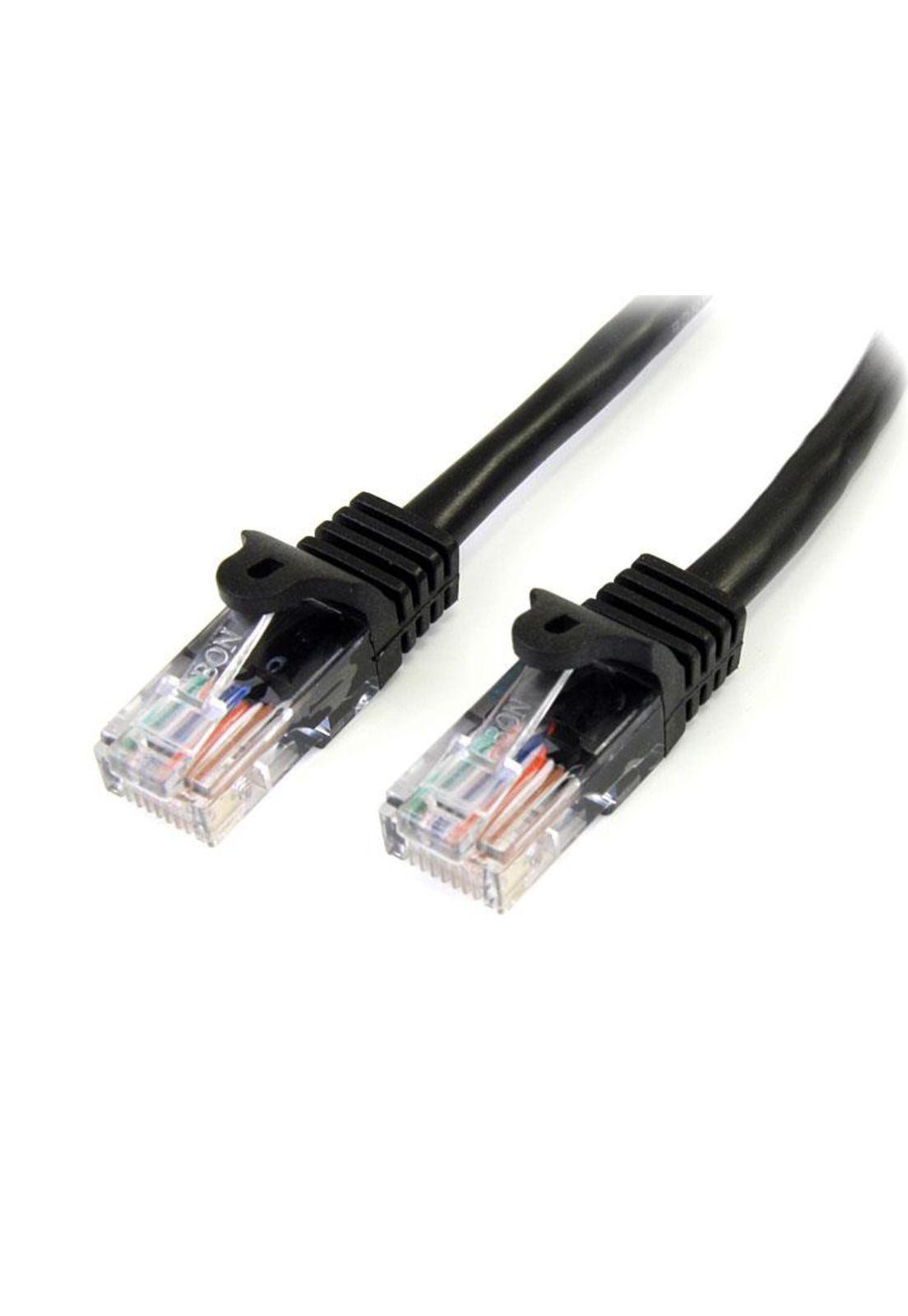 45PAT5MBK cable de red 5 m Cat5e U/UTP (UTP) Negro-0