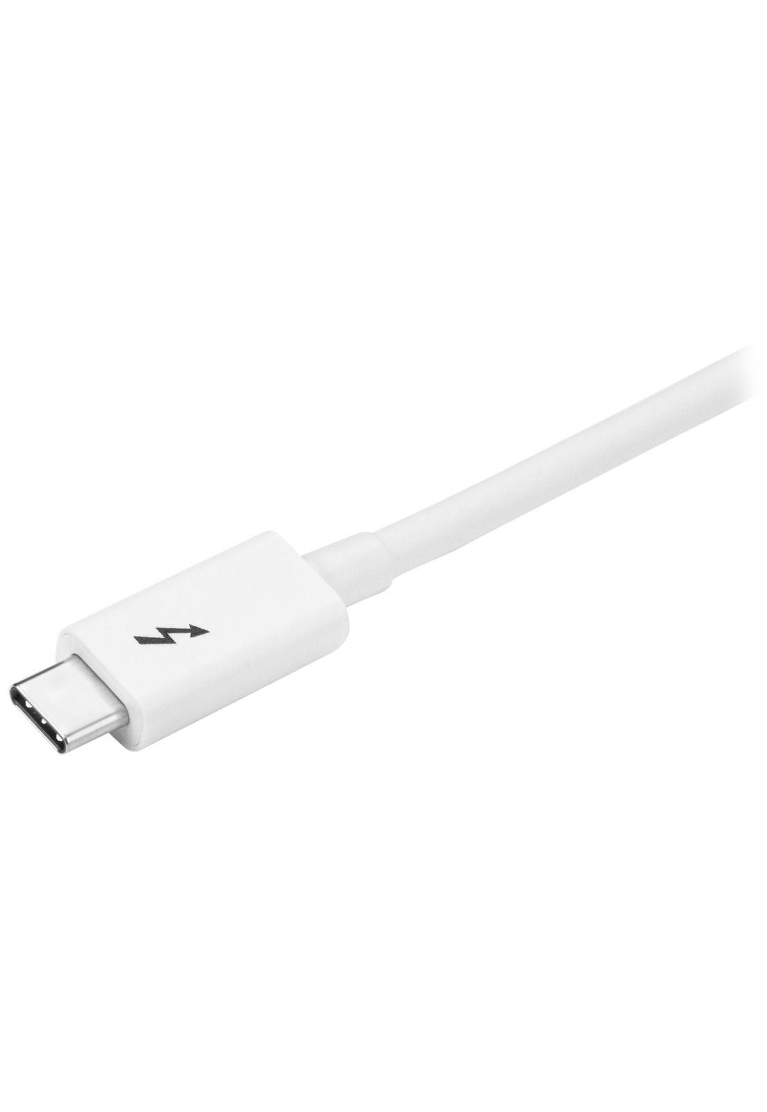 Cable Thunderbolt 3 Pasivo 2m 20Gbps PD 100W StarTech Blanco-1