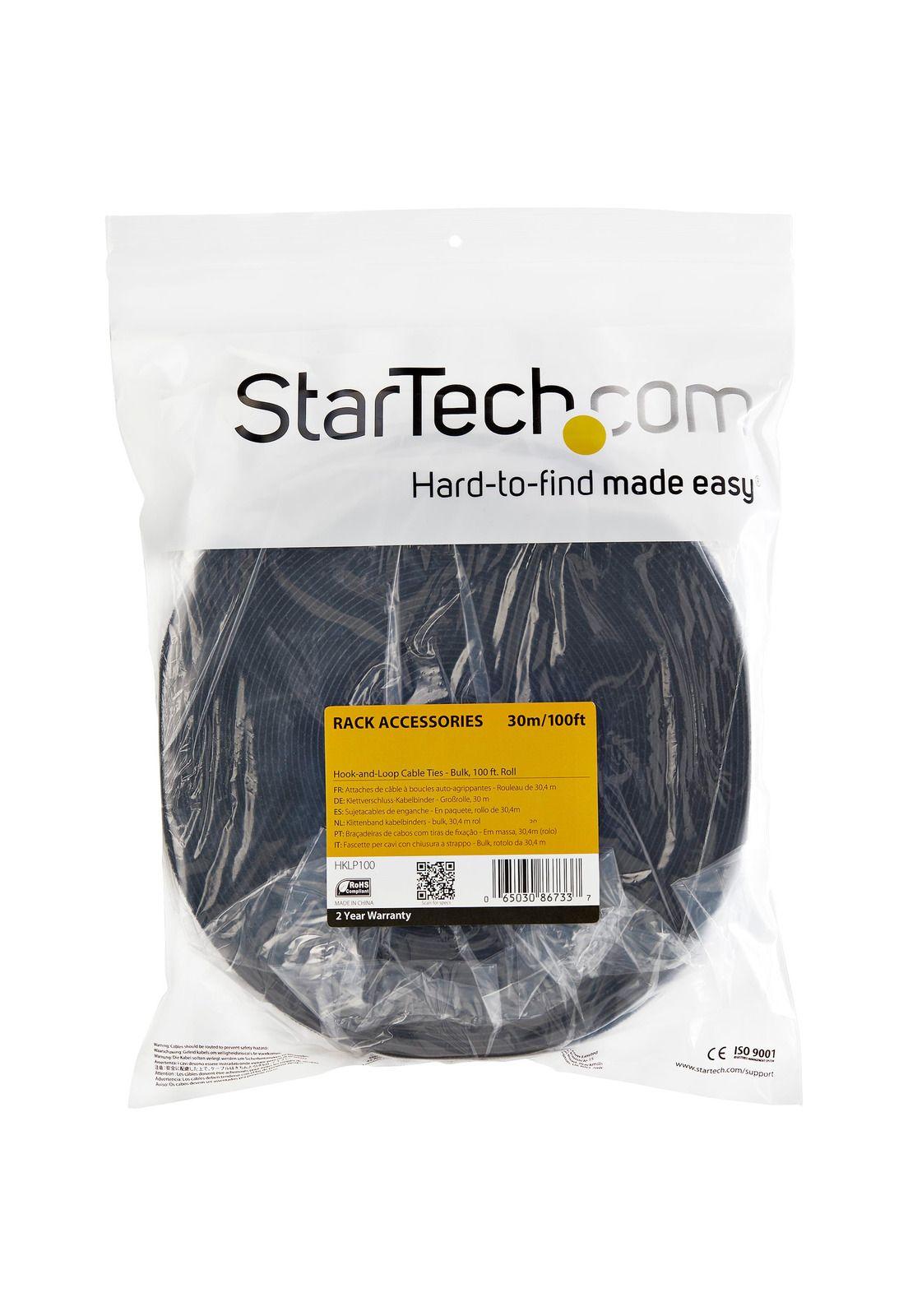 Gestionador de Cableado con Gancho y Bucle Tiras Bobina 7,5m-4