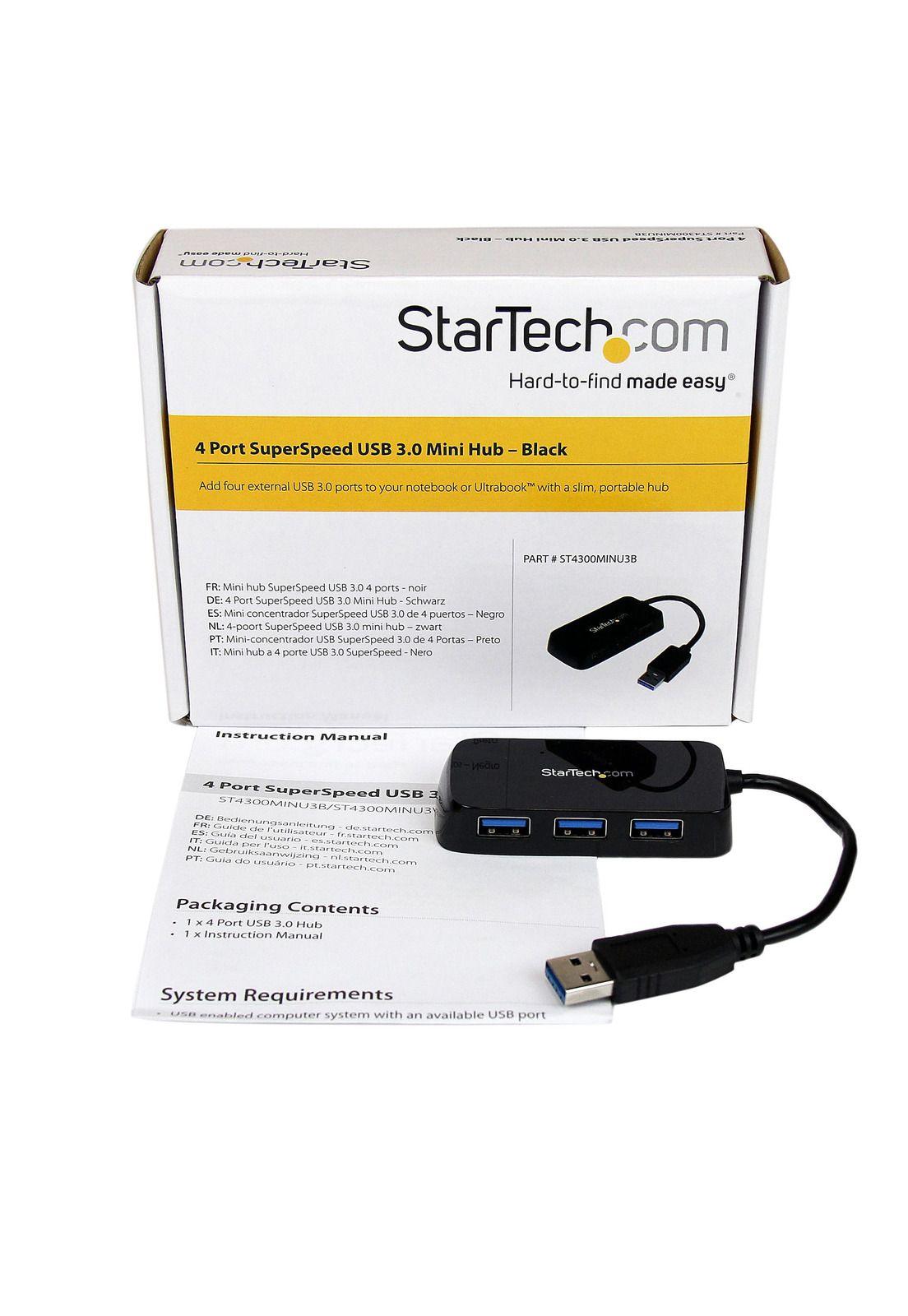 Hub USB 3.0 StarTech Super Speed de 4 Puertos-4