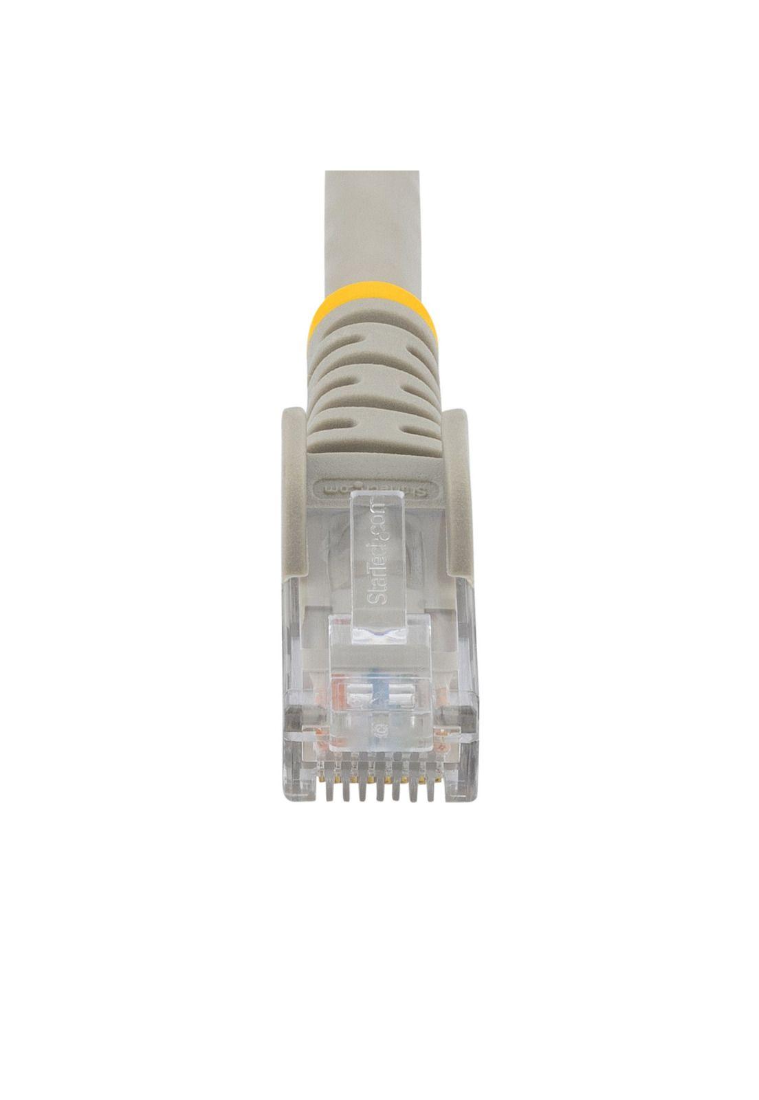 Cable de Red Cat6 50cm Ethernet RJ45 sin Enganche Gris-3