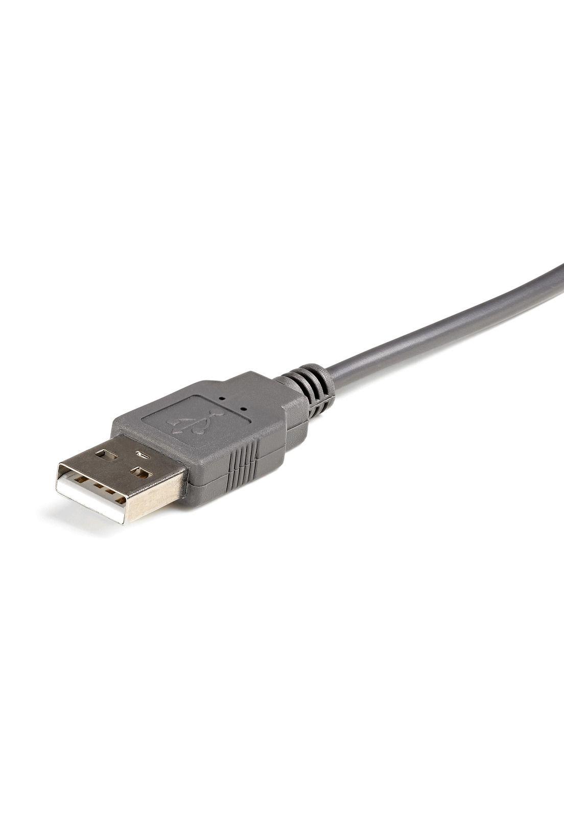 Cable Adaptador de 90cm USB a Serie Serial DB9 DB25 RS232-2