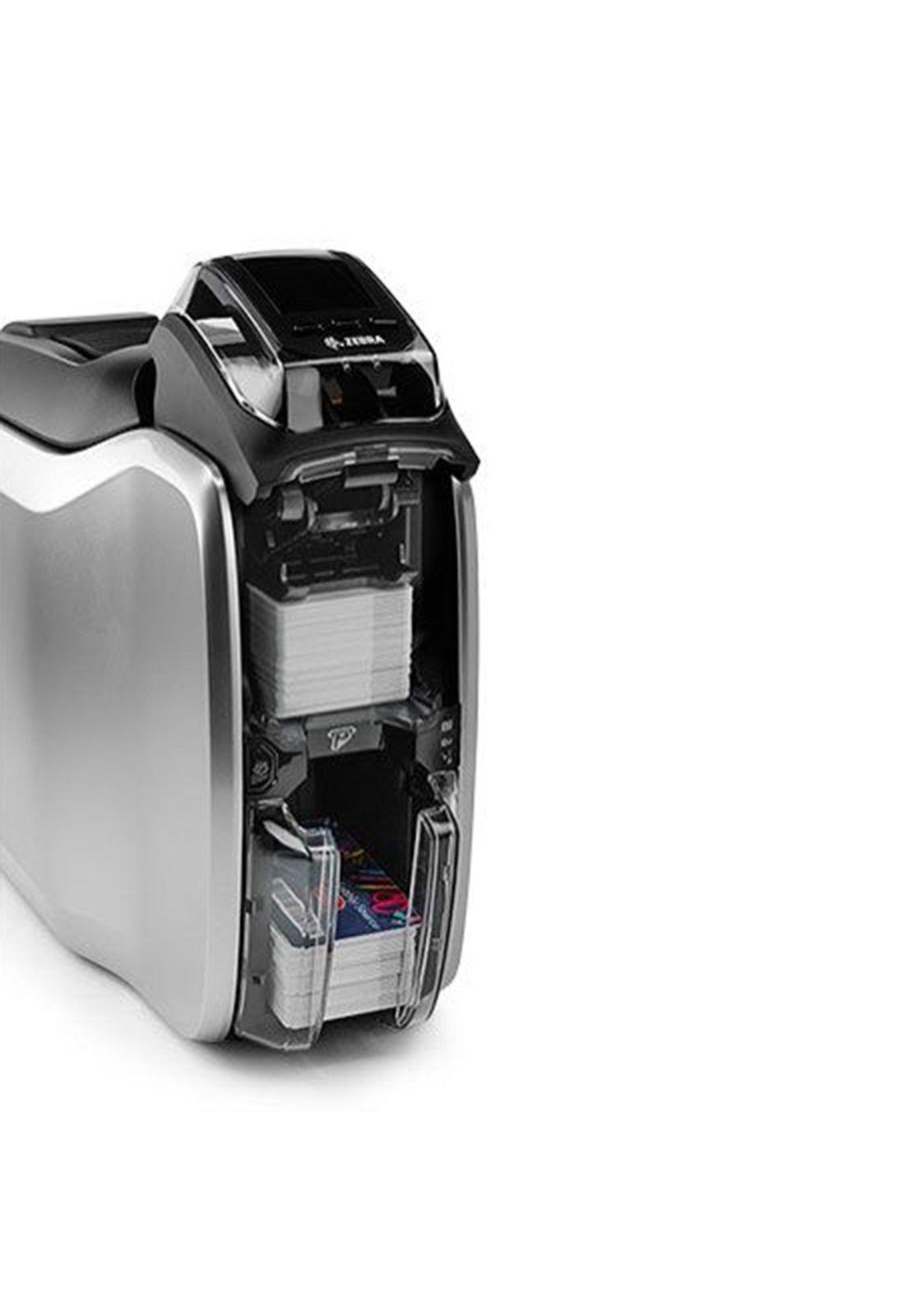 Impresora de Credenciales Zebra ZC300 + 200 Tarjetas + Cinta-3