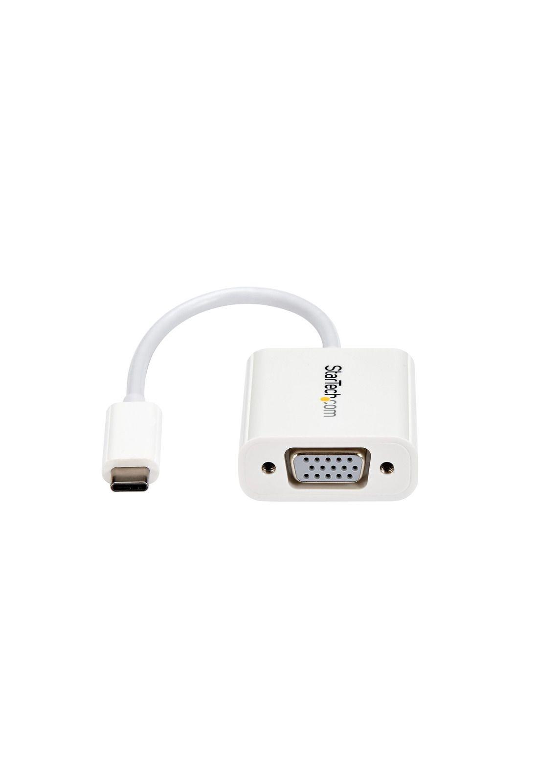 Cable Adaptador de 14cm USB-C a VGA Blanco StarTech-4