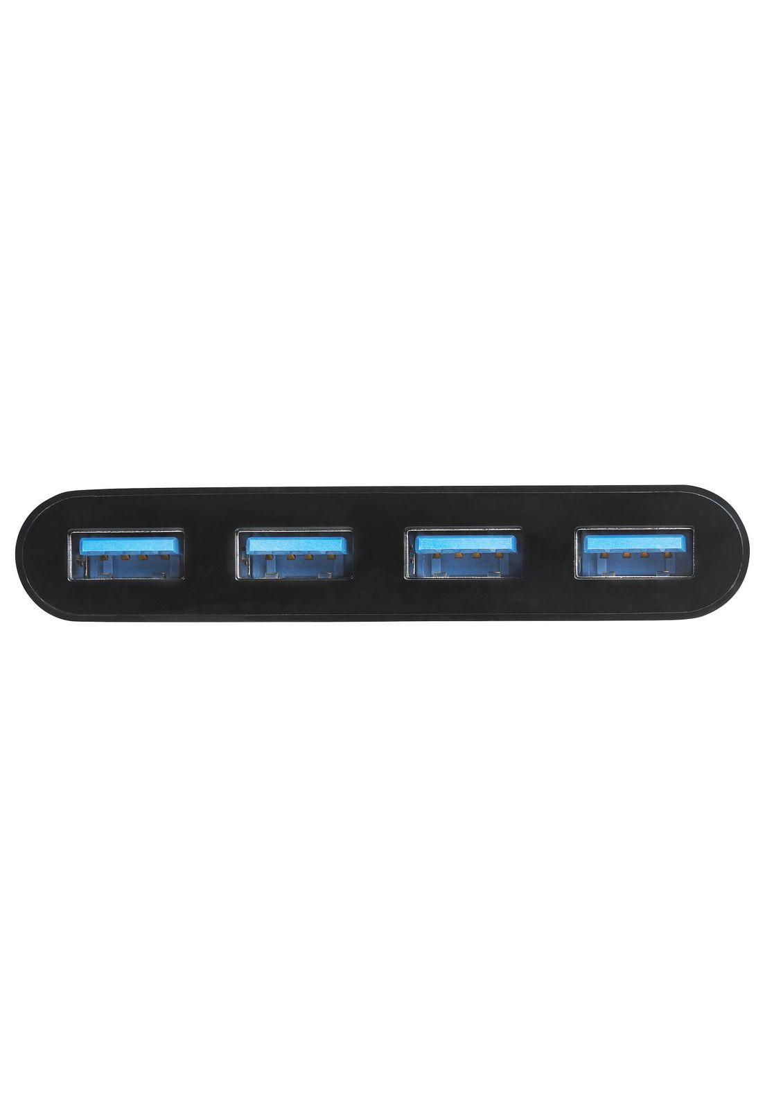 Hub Concentrador USB-C de 4 Puertos USB 3.0 StarTech Negro-1