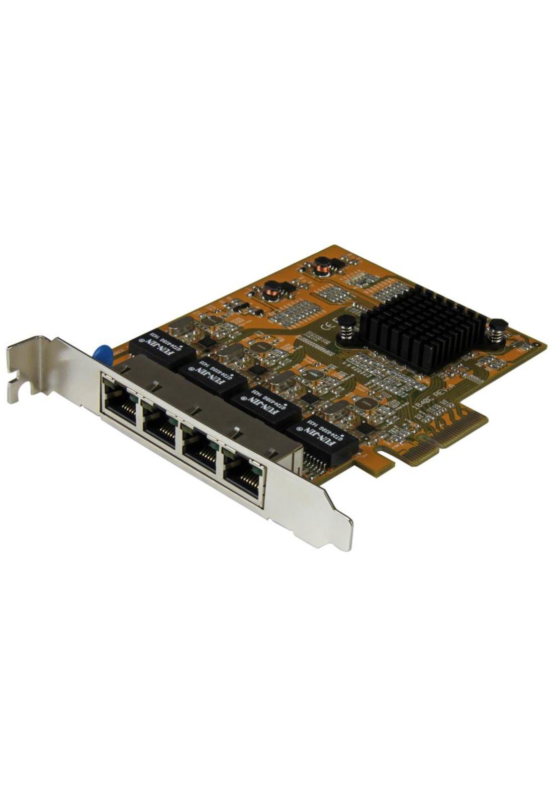 Tarjeta de Red PCI Express Ethernet Gigabit 4 Puertos RJ45-0