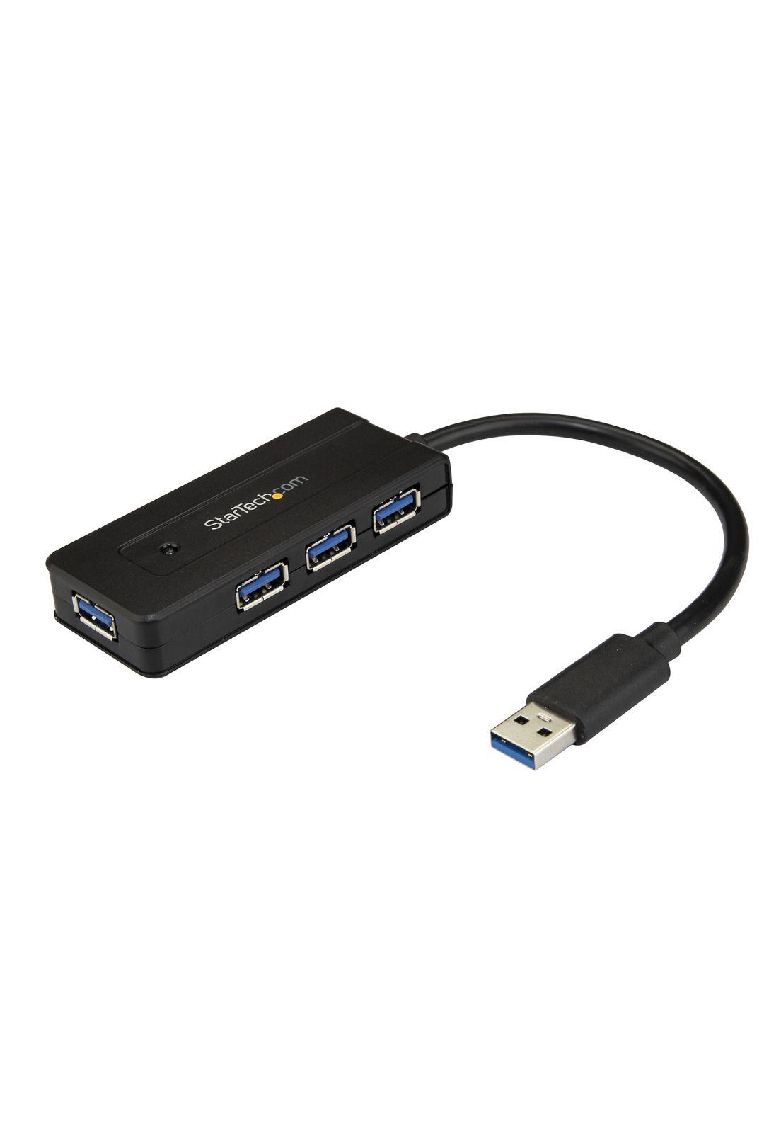 Hub Concentrador USB 3.0 de 4 Puertos Mini USB-0