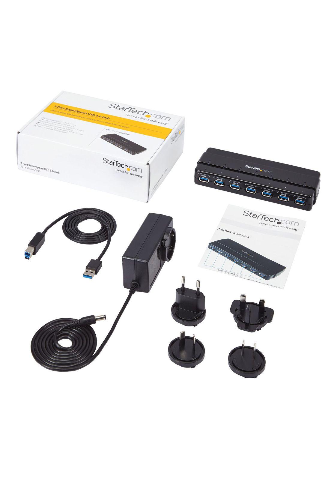 Concentrador USB 3.0 de 7 Puertos - Hub de Sobremesa-6
